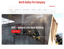 Tablet Screenshot of northbaileyfire.com